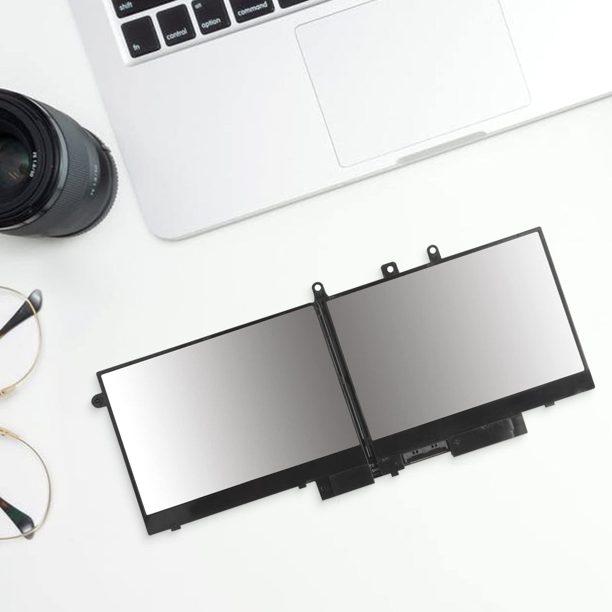 Futurebatt GJKNX packaging and installation diagram for Dell Latitude 5480