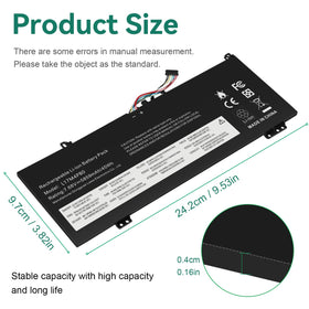 Futurebatt label close-up displaying model L17M4PB0 and voltage for accurate matching