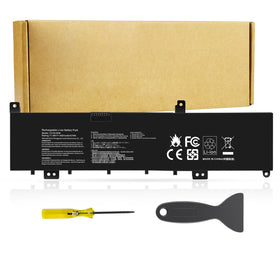 Futurebatt battery front view showing model C31N1636 and compact design for easy replacement