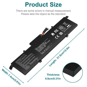 Futurebatt top label detail with model number and capacity for accuracy