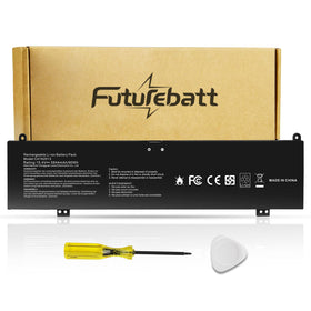 Futurebatt battery front view showing compact design and quick replacement benefit