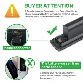 Futurebatt charging in speaker with cable, demonstrates reliable fast charging