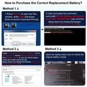 Futurebatt CP03XL installed in HP Spectre x360 demonstrating compatibility