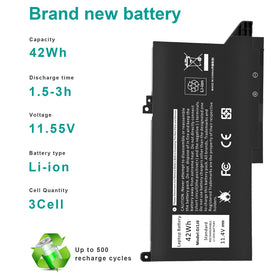 Futurebatt Dell Latitude 12 7000 battery installed in laptop for extended use