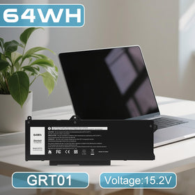 Futurebatt GRT01 battery Latitude-labelling shows model match for easy shopping.