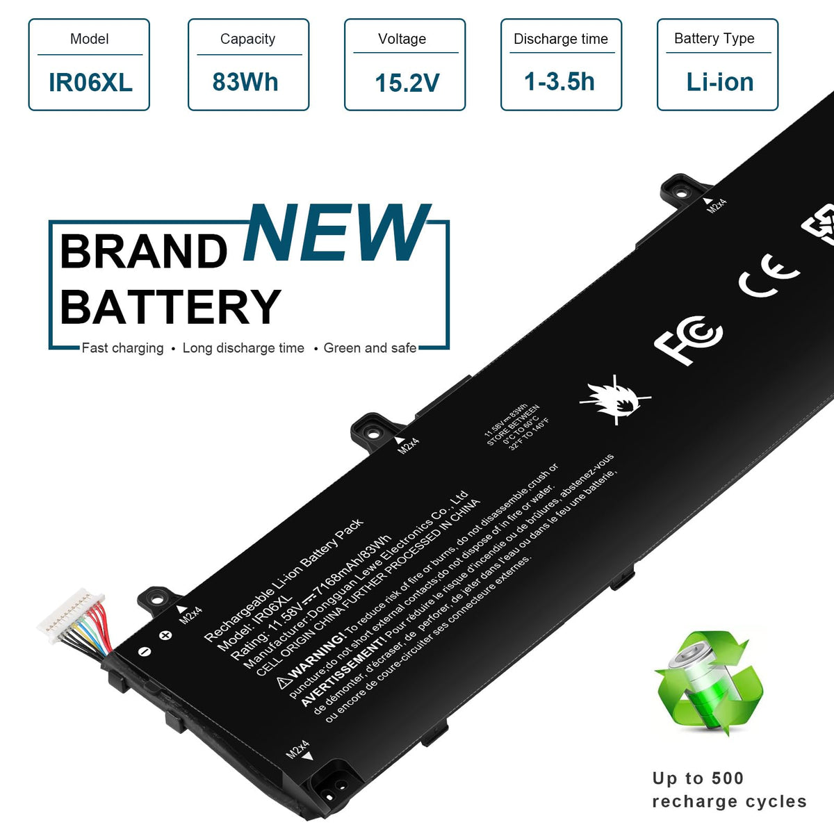 Futurebatt IR06XL side profile highlighting slim form and secure fit