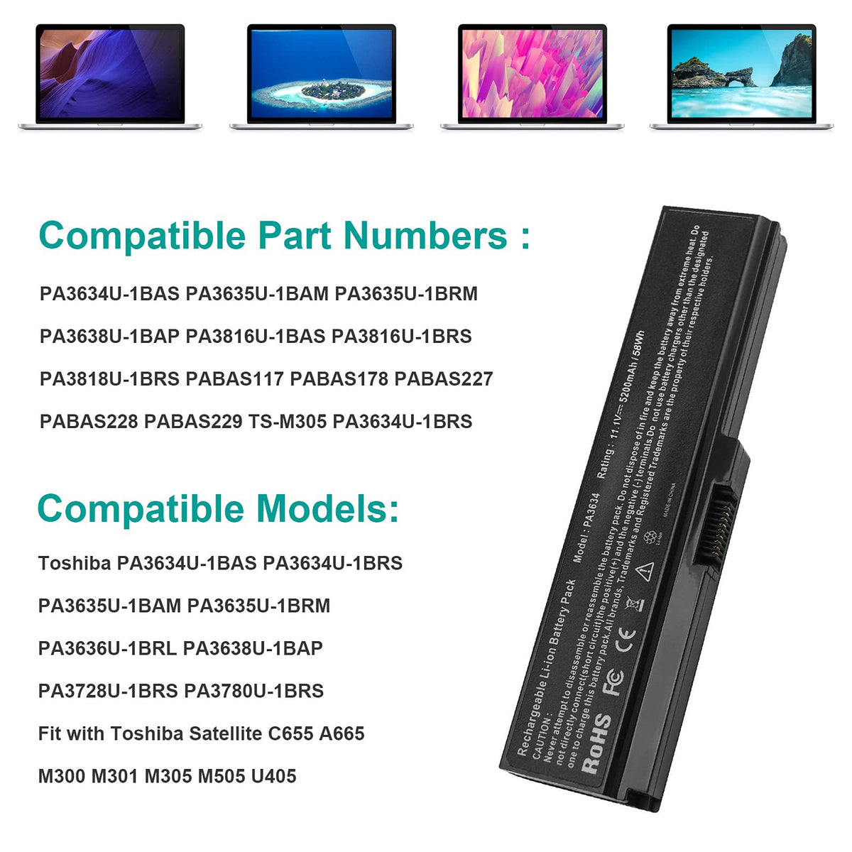 High-quality Futurebatt cells on Toshiba Satellite L645D battery for stable power.