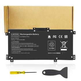 Futurebatt LK03XL front view showing battery shape and fit benefit