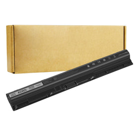 Futurebatt M5Y1K battery on Dell Inspiron desk for reliable portable power.