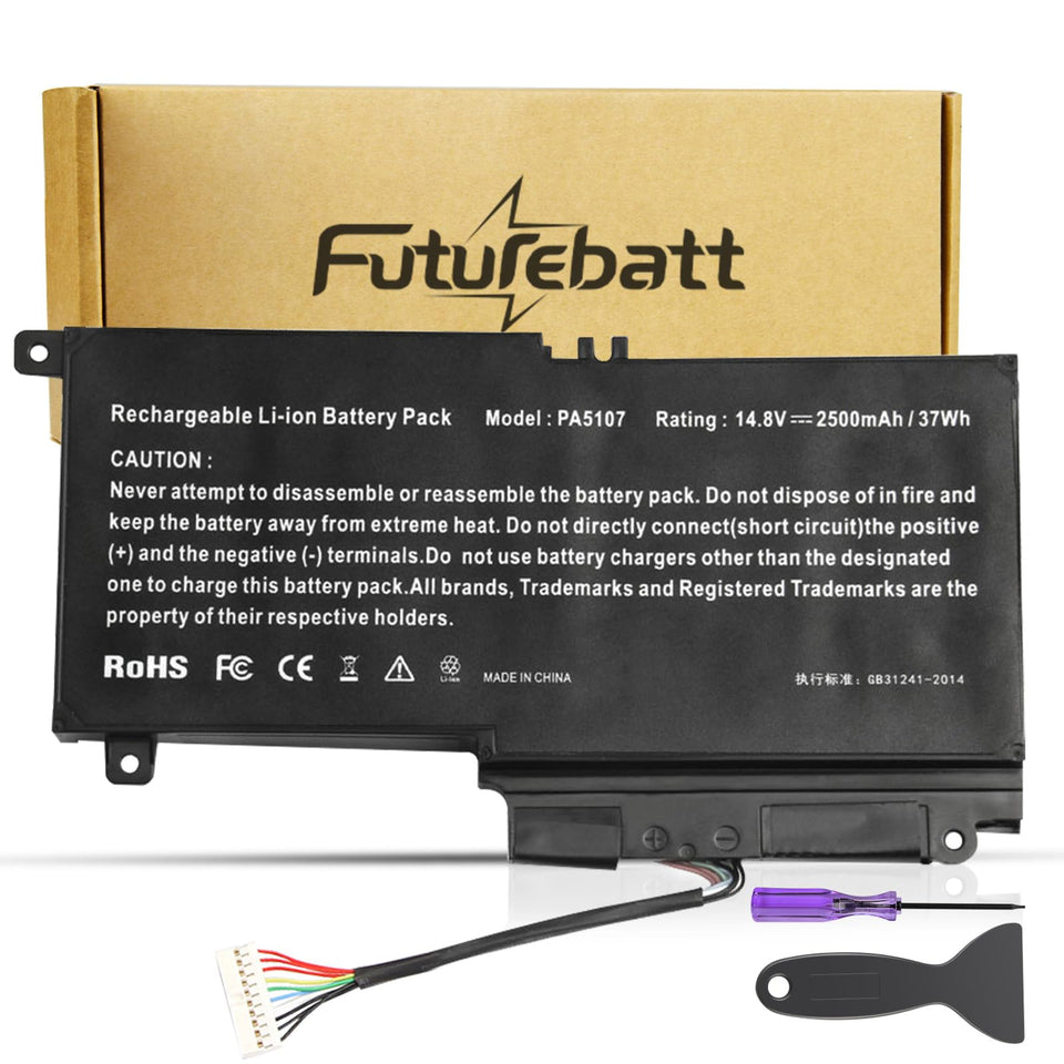 Futurebatt battery front view showing pack and benefits of reliable power