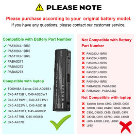 Futurebatt PA5109U-1BRS battery side profile highlighting slim 6-cell design