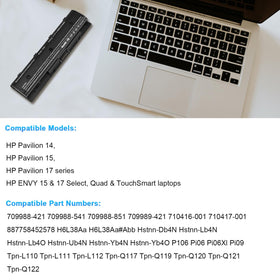 Futurebatt PI06/PI09 battery for HP Envy M7 series, balanced capacity and quick topping.