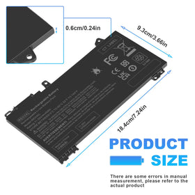 Futurebatt RE03XL top-label view, clear model ID for HP ProBook replacement.