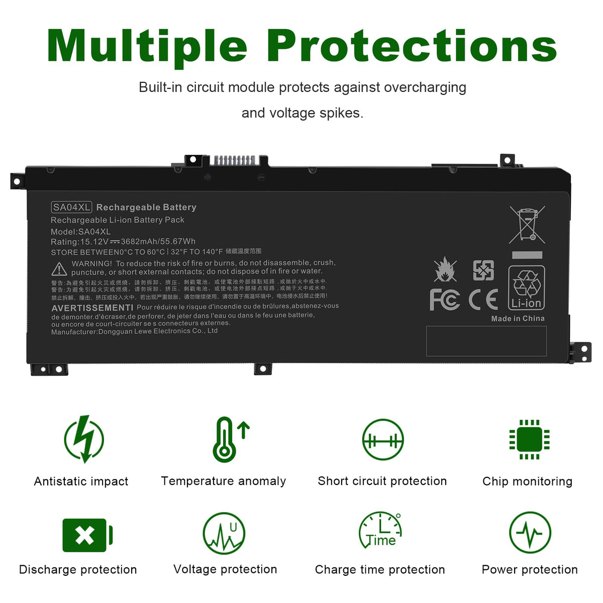 Futurebatt SA04XL installed in HP Envy demonstrating seamless replacement