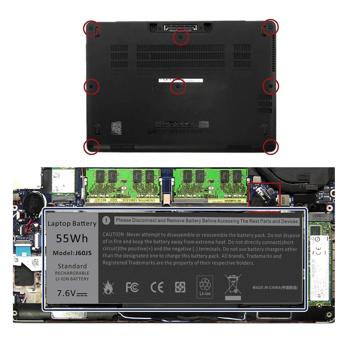 Futurebatt beside a ruler showing size for accurate fit and planning