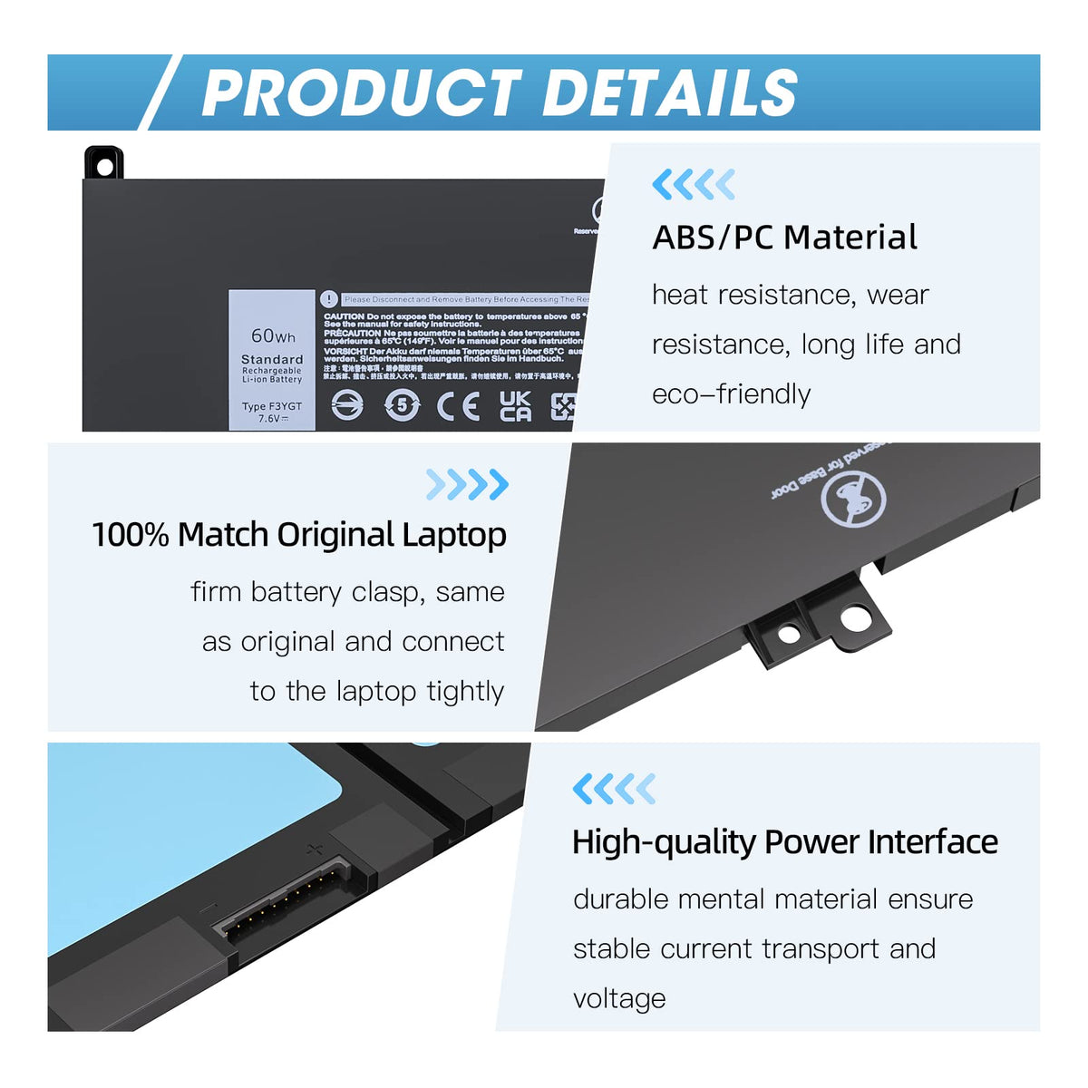 FUTUROSP battery safety protections ensure safer charging and operation.