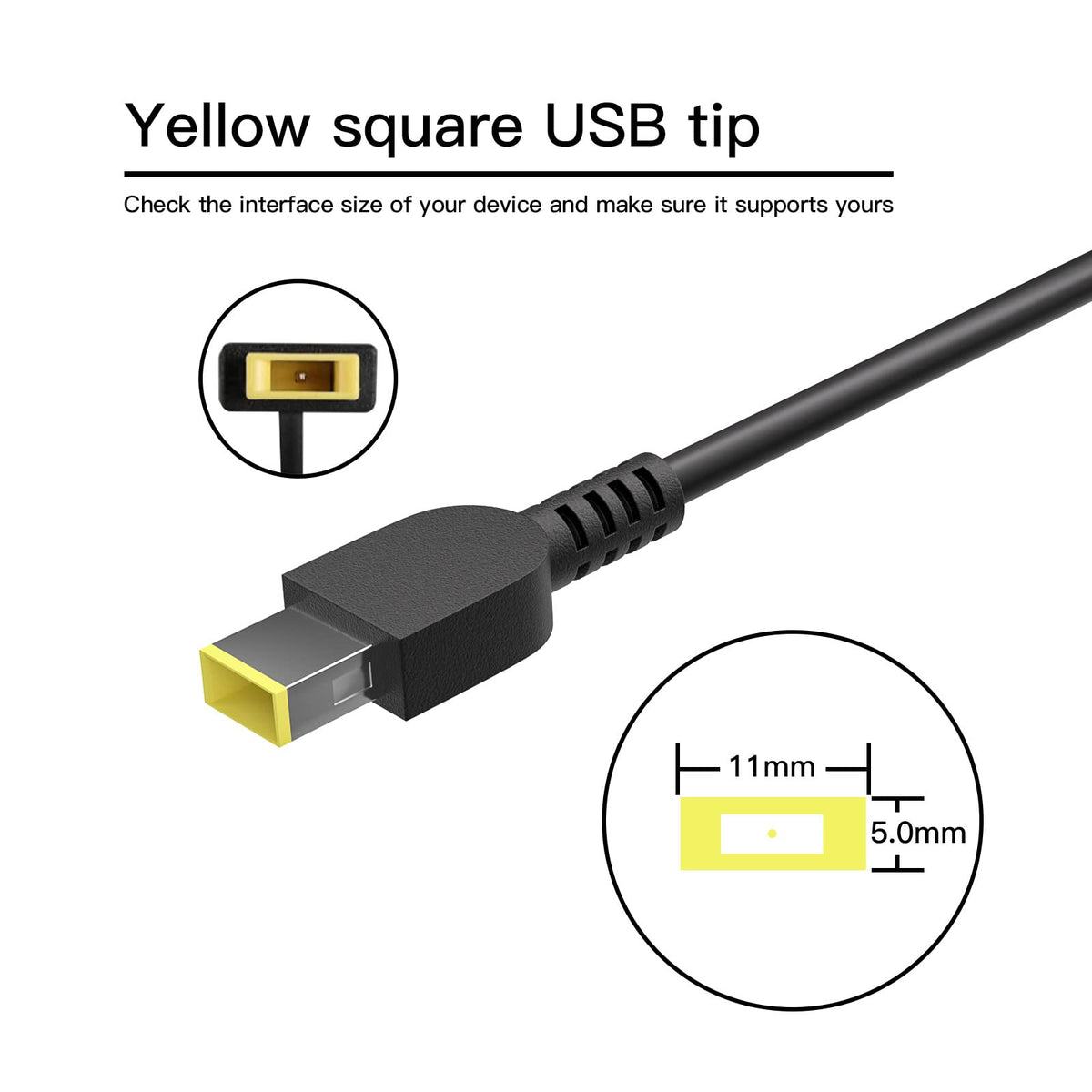 FUTUROSP adapter label with specs visible offering clear verification of 170W 20V 8.5A output
