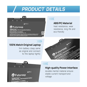 FUTUROSP BP02XL battery powers HP Pavilion 15-W series with reliable performance