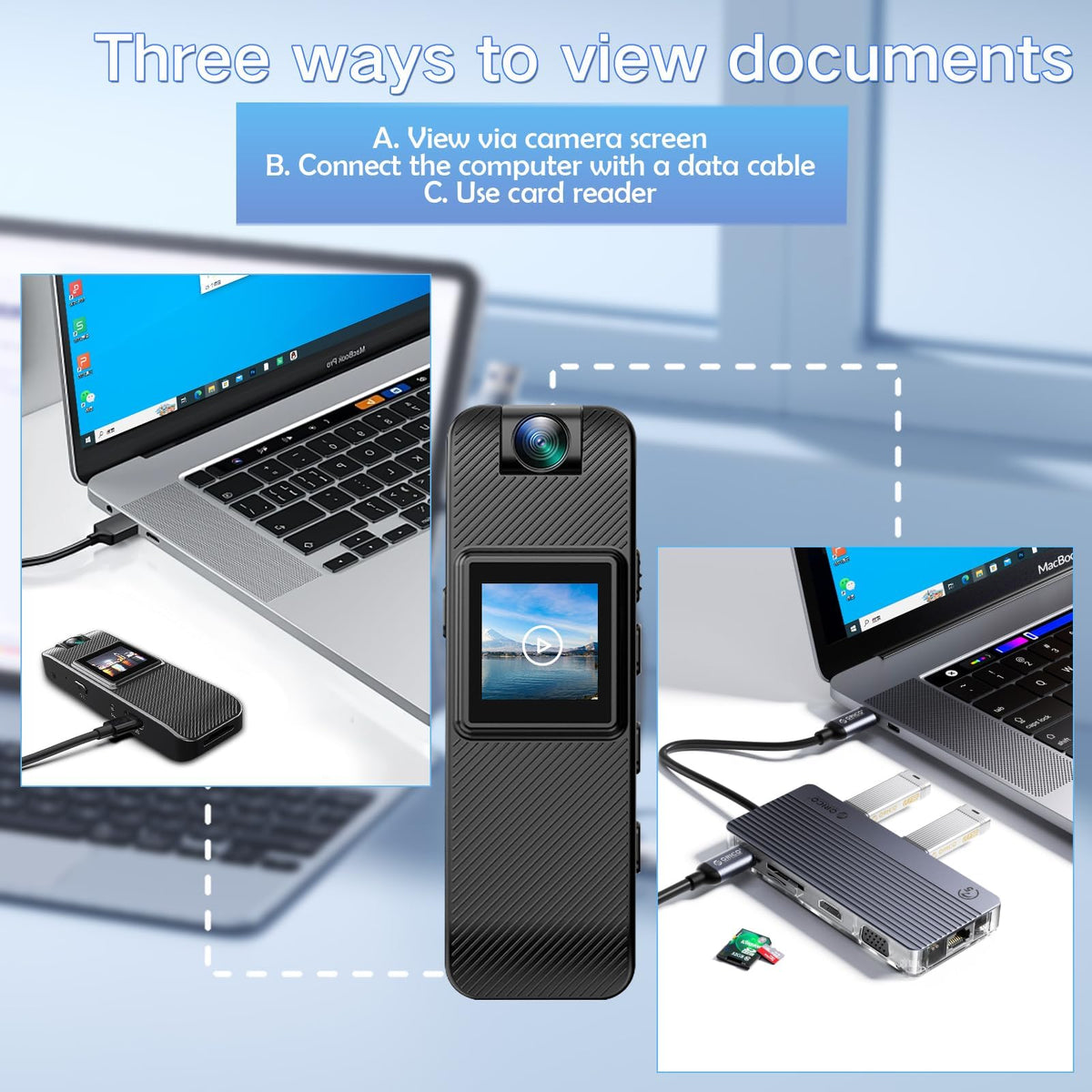FUXGZ wearable camera uses loop recording to manage storage