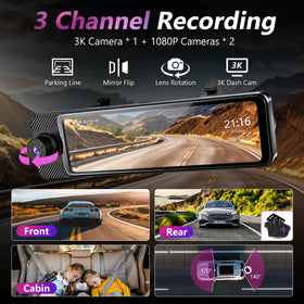 fuyuadas rear camera 1080p helps you see behind in low light and traffic