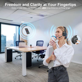 FXWONTY Bluetooth 5.3 connection maintains stable wireless links.