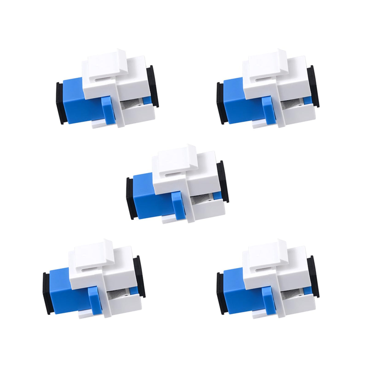 fyboptwu 20-piece SC/SC UPC fiber coupler pack in white packaging.