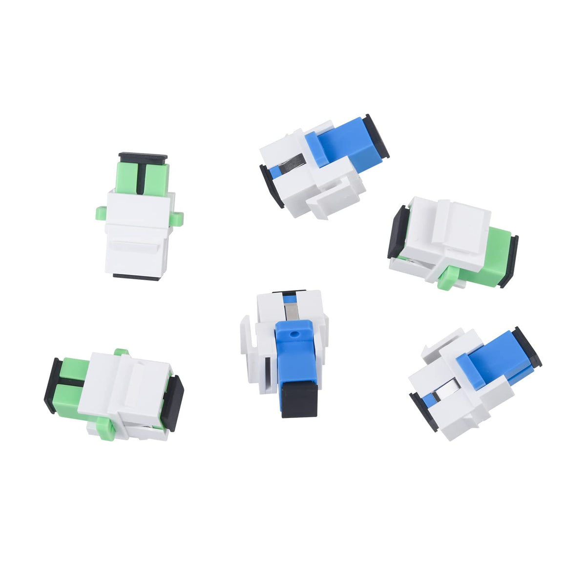 fyboptwu APC green body helps quick identification in racks.