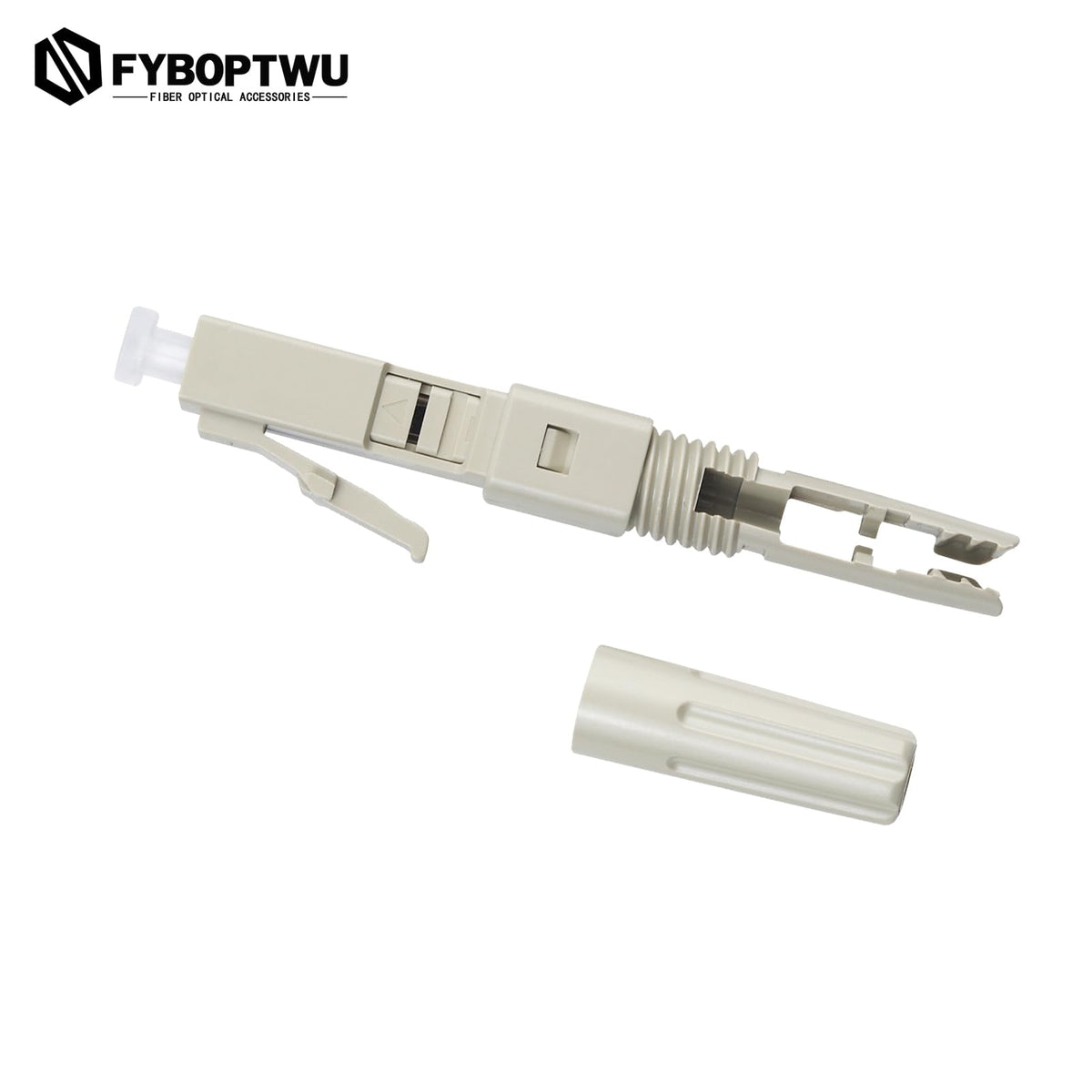 fyboptwu ceramic ferrule close-up showing precision core for low loss