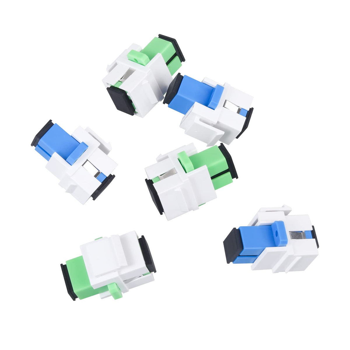 fyboptwu white keystone color complements patch panels and labeling.