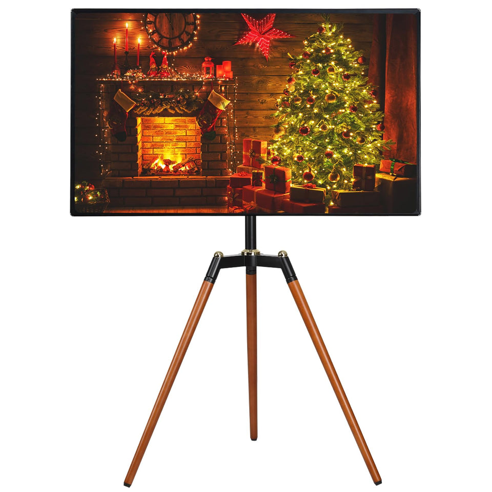 Fydeamer front view assembled stand showing elegant tripod stability and display benefit