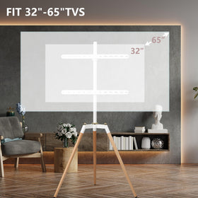 Fydeamer height-adjustable stand ranges from 45.47 to 55.51 inches.