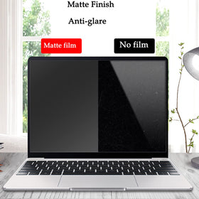 Matte finish minimizes fingerprints for a cleaner display