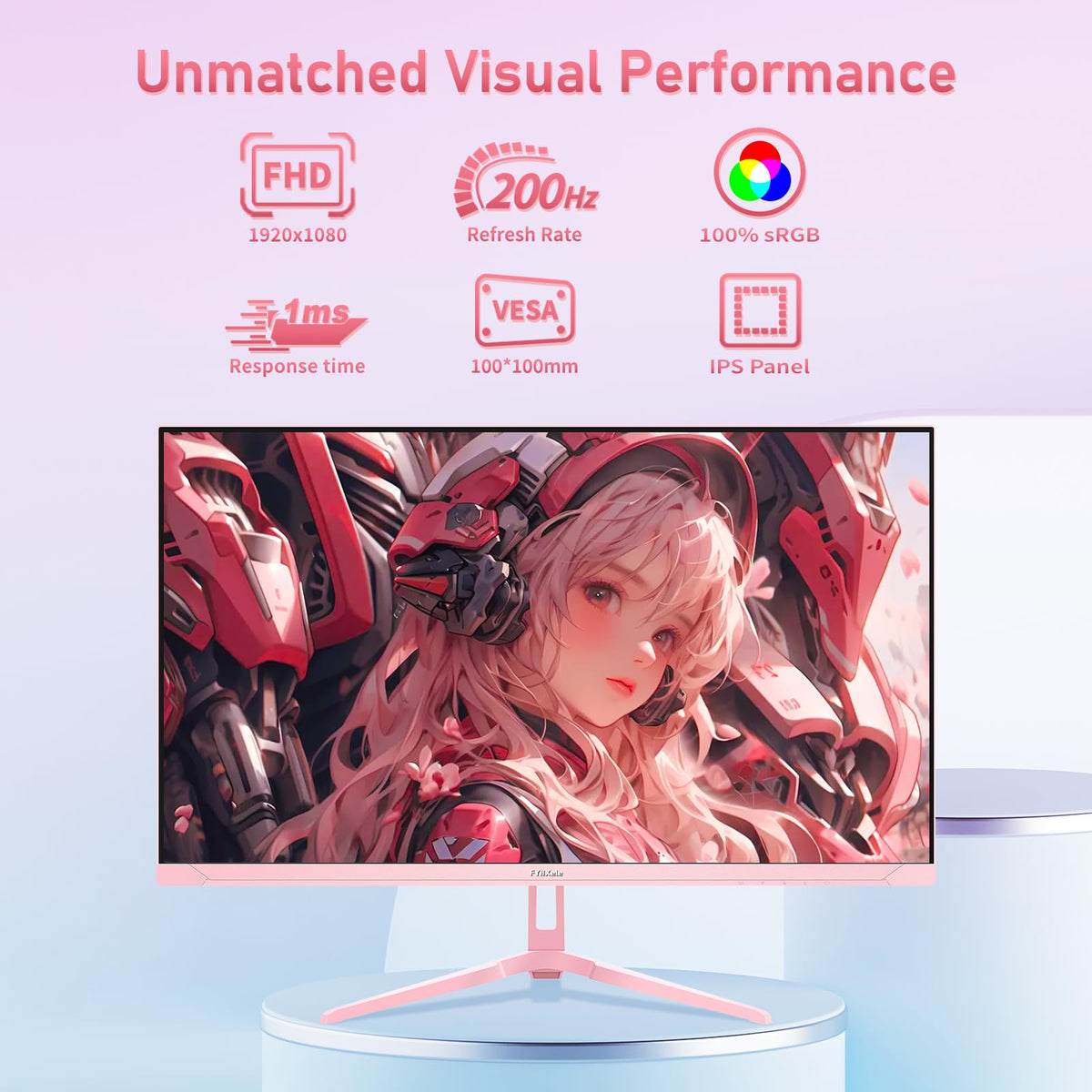 FYHXele monitor side tilt shows adjustable viewing comfort.