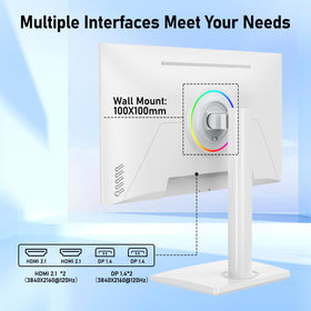 FYHXele tilt range (-5° to 20°) enables ergonomic viewing angles.