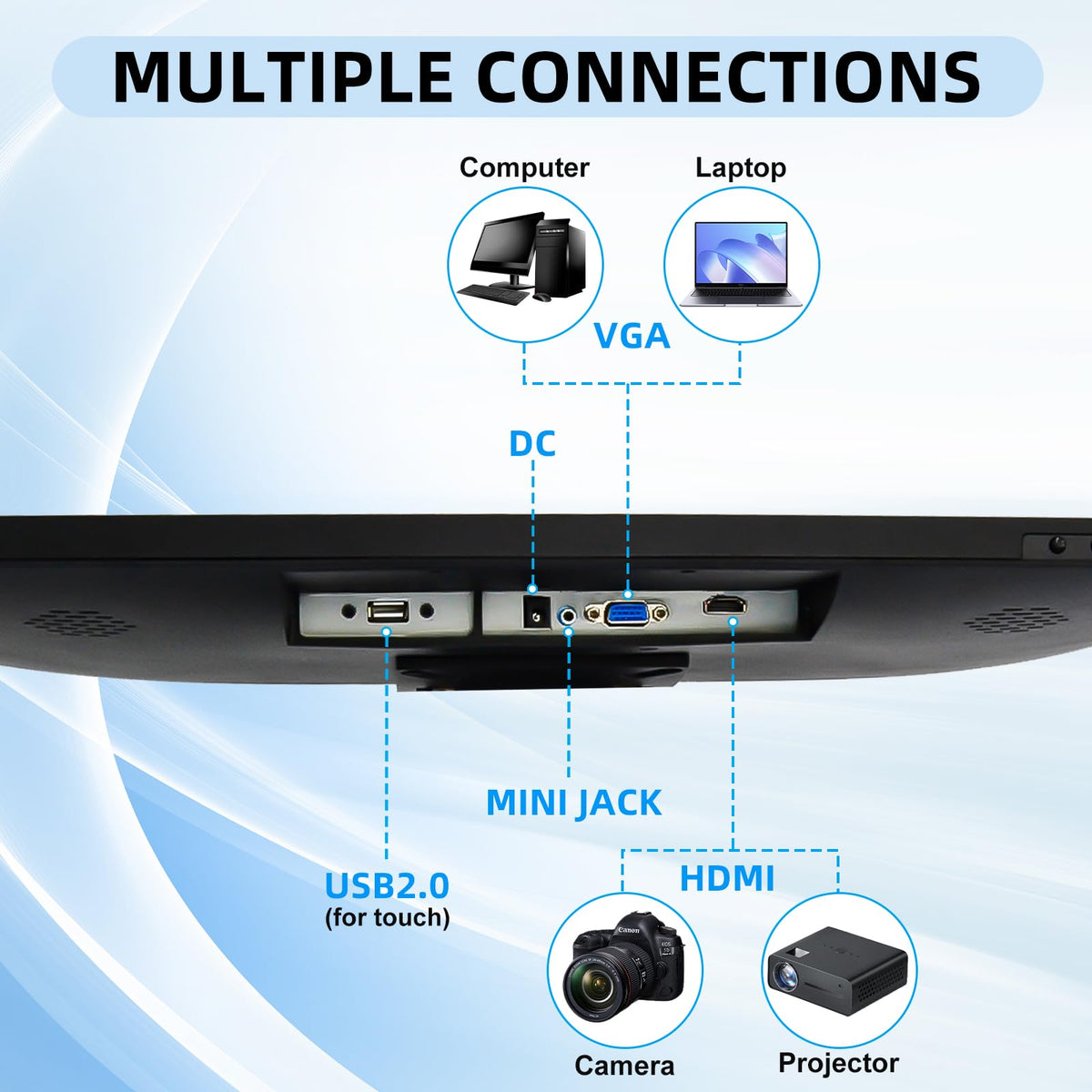 FYHXele VESA-ready design supports wall mounting for a clean, clutter-free workspace.