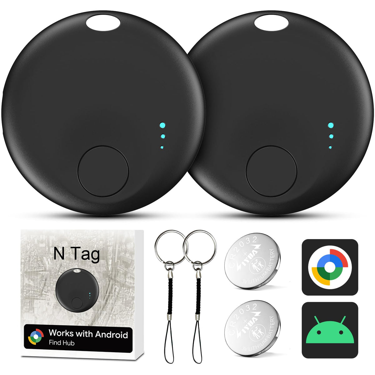 FYSCKEJI Air Tracker slim design for easy tracking on keys and bags