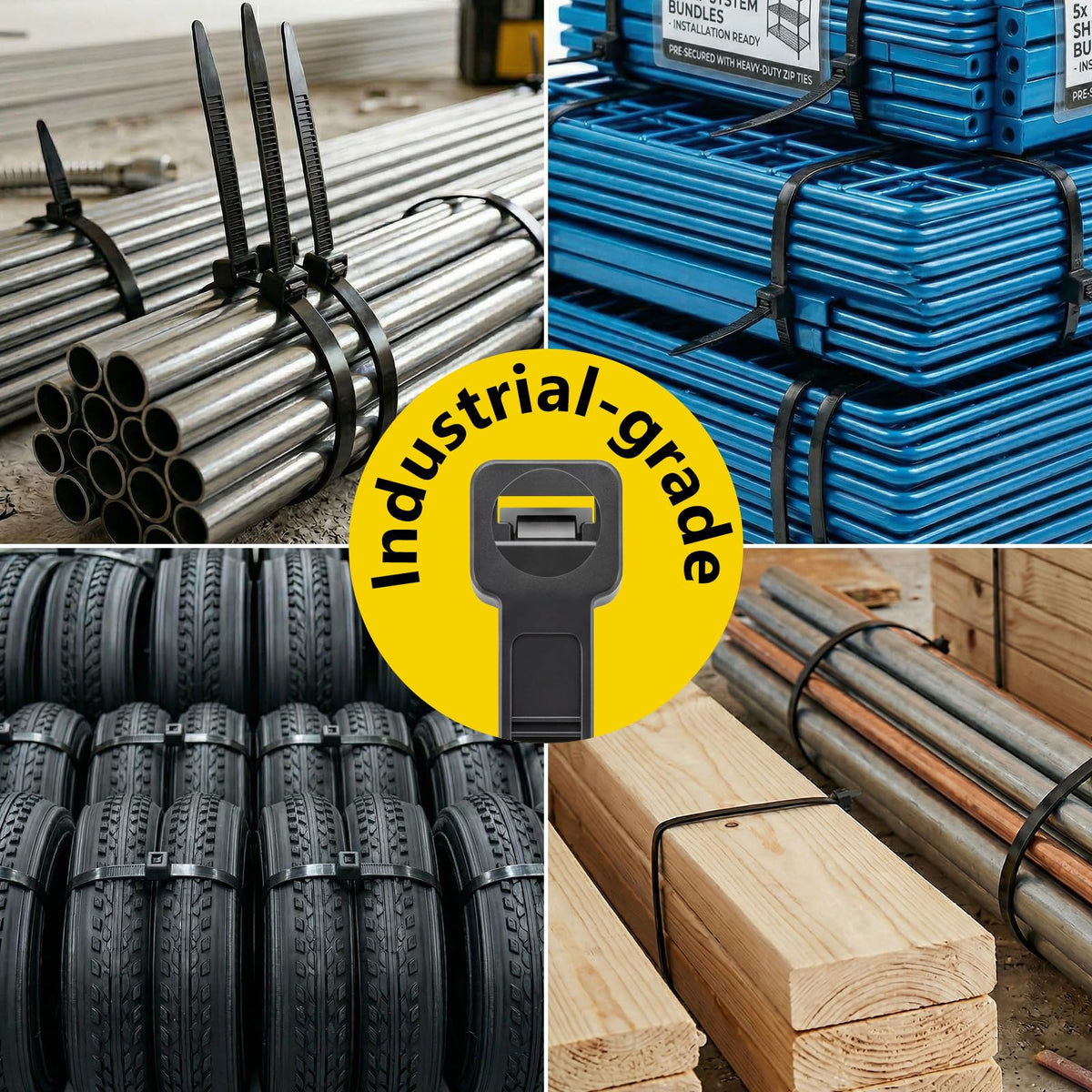 FYXHHOT 500-pack nylon zip ties for versatile home projects.