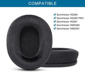 G GVOEARS velour texture close-up highlighting breathability and softer feel for long comfort