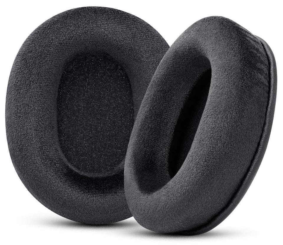 G GVOEARS front view of replacement velour ear pads showing fit and finish for quick upgrade
