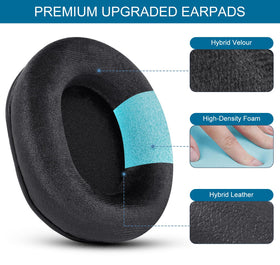 G GVOEARS memory foam cross-section showing denser core for better pressure distribution and isolation