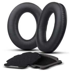G GVOEARS front view of replacement ear pads showing fit and finish and easy upgrade benefit