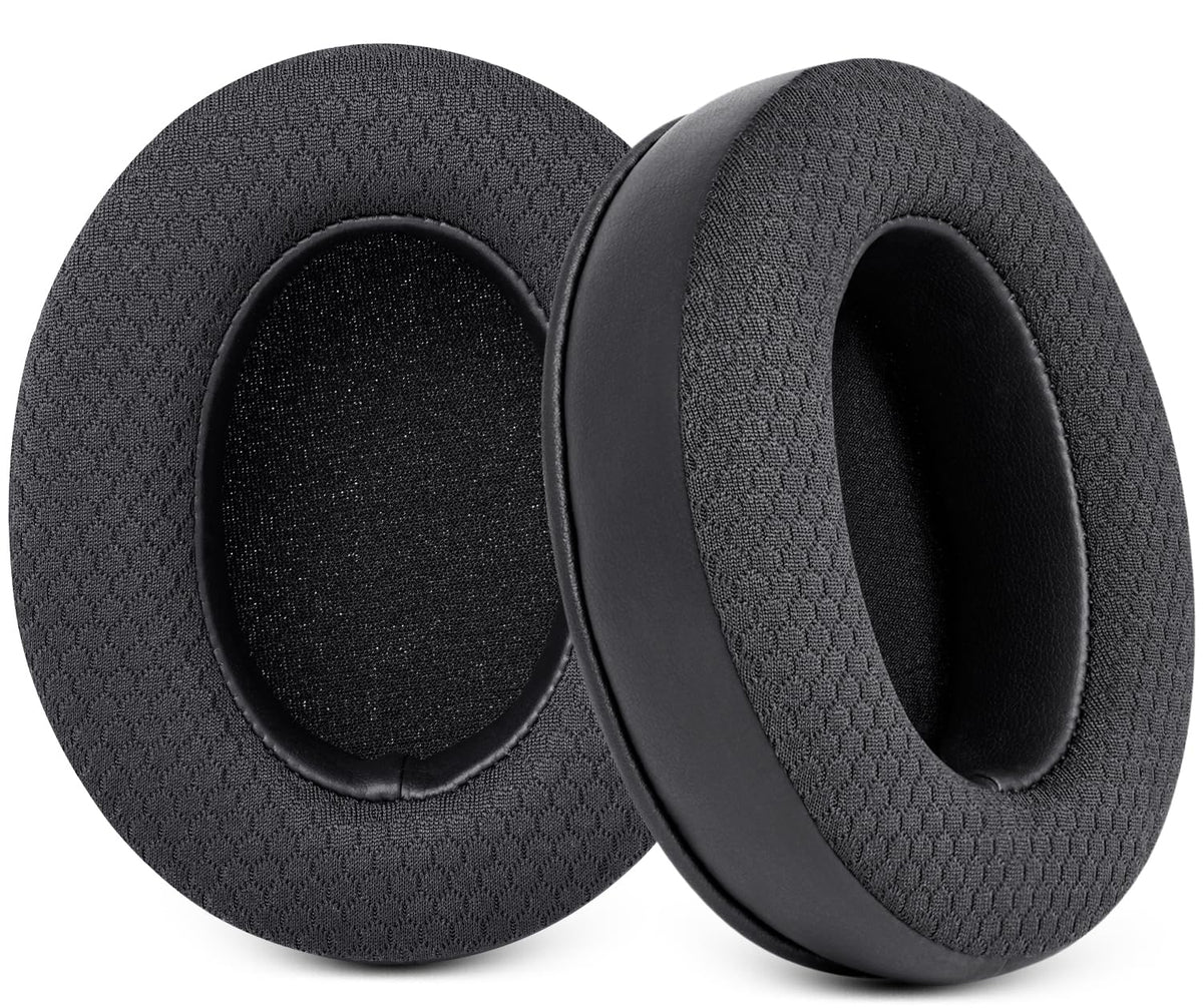 G GVOEARS front packaging showing replacement earpads and compatibility list for quick selection