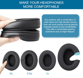 G GVOEARS pads installed on Sennheiser HD280 headphones for restored seal