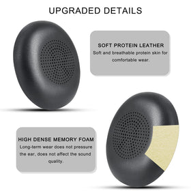 G GVOEARS ear pads installed on Jabra Elite 45h for improved comfort