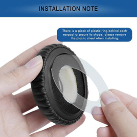 G GVOEARS pair of black pads on white background highlighting clean OEM look