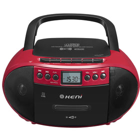 G Keni boombox front view with 3W dual speakers for rich home sound