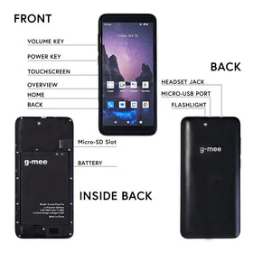 G-Mee Play Pro closeup of HD+ display showing sharp text and clear video