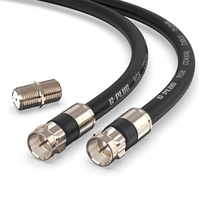 G-PLUG 40FT RG6 weather-sealed connectors for outdoor installation