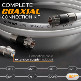 G-PLUG compression connector close-up showing double rubber O-ring for reliable moisture protection