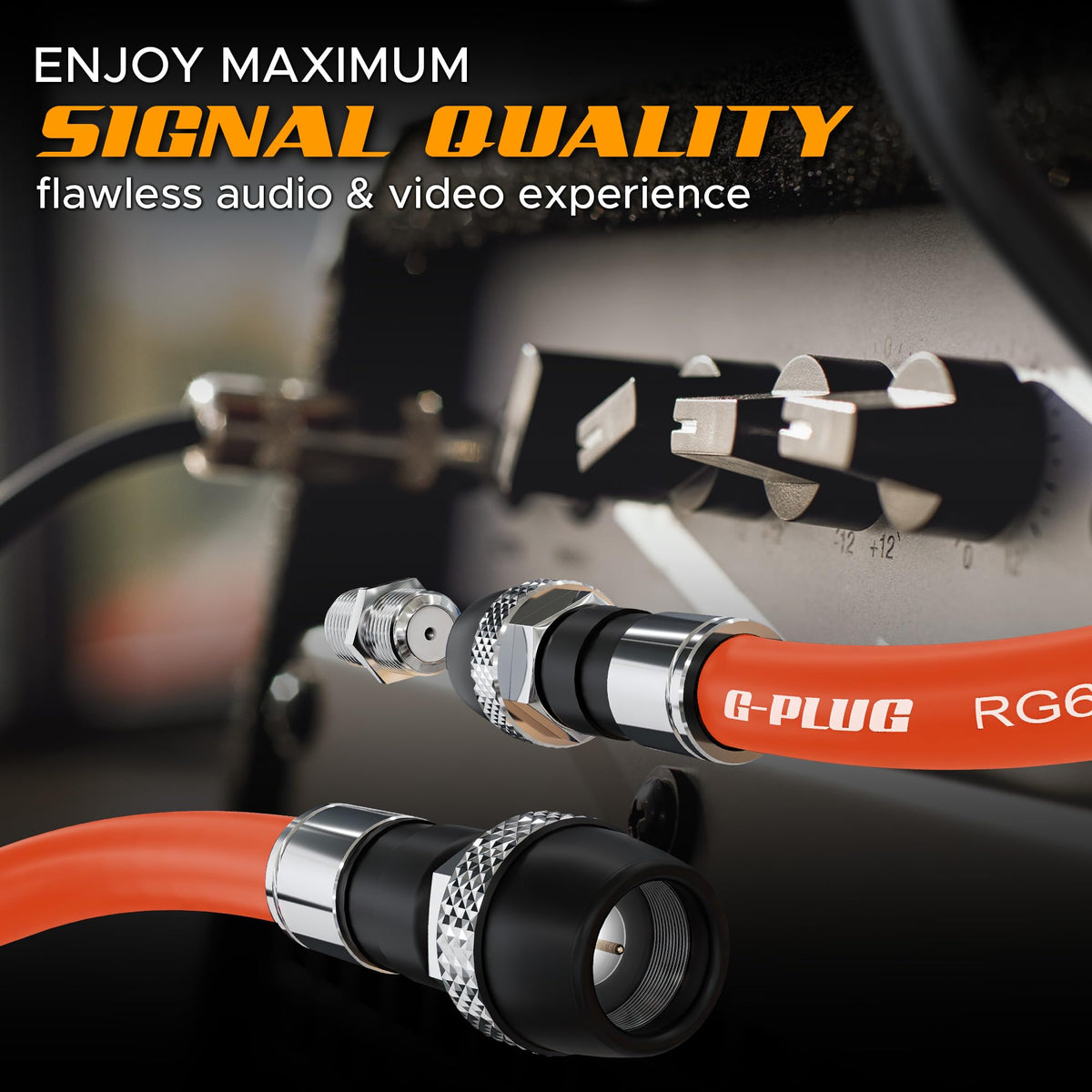 G-PLUG label and specs image highlighting length and triple-shield features